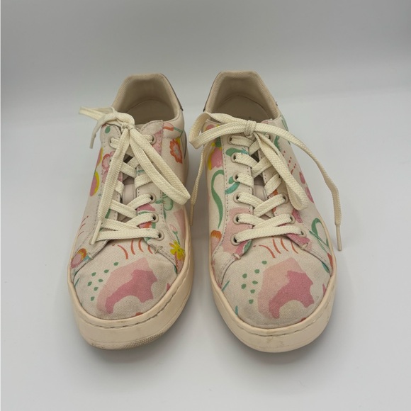 Coach Multicolor Canvas Sneakers - Picture 1 of 6